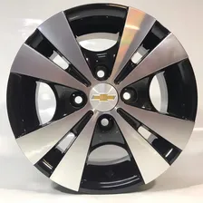 Roda Chevrolet Aro 13 Trevo Corsa Celta + Bicos (jogo) R39 Cor Preto Diamantado Foto mini 1