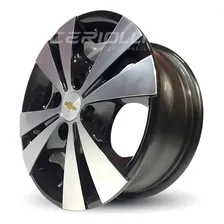 Roda Chevrolet Aro 13 Trevo Corsa Celta + Bicos (jogo) R39 Cor Preto Diamantado Foto mini 4