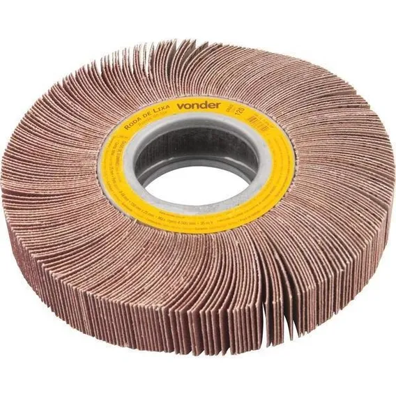Roda De Lixa 150x25mm Sem Haste G120 - Vonder Foto 1