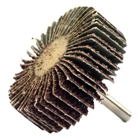 Roda De Lixa 60x20mm G36 C/ Haste 1/4 Beltools Foto 1