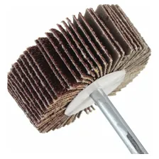 Roda De Lixa 80x40 Mm Com Haste Grão 60 Mtx Foto mini 4