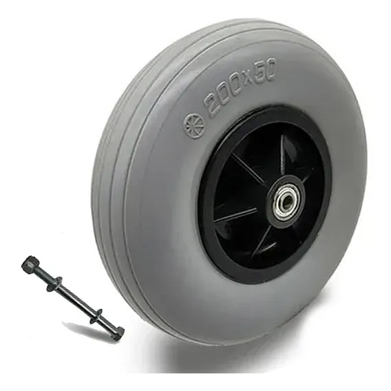 Roda Dianteira Aro 8 Cadeira De Rodas Ortobras Jaguaribe Foto 1