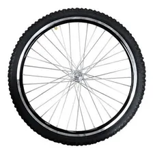 Roda Dianteira Completa Bicicleta Motorizada Aro 26 Com Pneu Cor Preto Foto mini  3