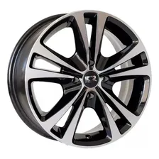 Roda Esportiva Aro 14 4x108 Ford Kr K34 / Unidade Cor Preto Diamantado Foto mini 1