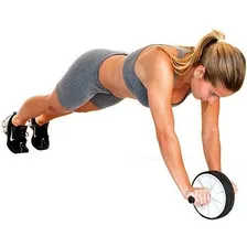 Roda Exercício Abdominal Lombar Exercise Whell Liveup -cinza Foto mini  3