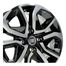 Roda Fiat Argo Aro 14 4x98 Palio Uno Strada + Bicos (jogo) Cor Black Diamante R91 Foto mini 2