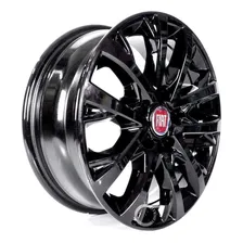 Roda Fiat Toro Aro 16 5x110 2021 + Bicos P/ Sensor / Jogo 4 Cor Black Piano Foto mini 2