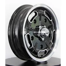 Roda Fusca Aro 15 Speed Master 5x205 Duas Talas Kombi / Jogo Cor Preto Diamantado 5x205 Foto mini  3