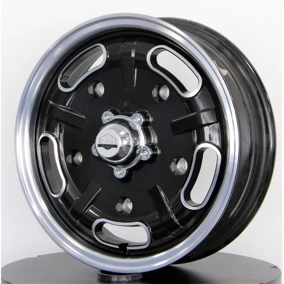 Roda Fusca Aro 15 Speed Master 5x205 Duas Talas Kombi / Jogo Cor Preto Diamantado 5x205 Foto 1