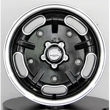 Roda Fusca Aro 15 Speed Master 5x205 Duas Talas Kombi / Jogo Cor Preto Diamantado 5x205 Foto mini  2