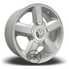 Roda Gol Gti Tubular Aro 15 Parati Voyage ( Jogo ) + Bicos Cor Prata Foto mini 1
