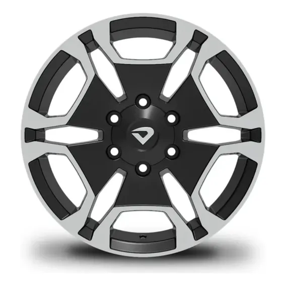 Roda Hilux Aro 18 Furação 6x139 Toyota + Cor Preto Diamantado Foto 1