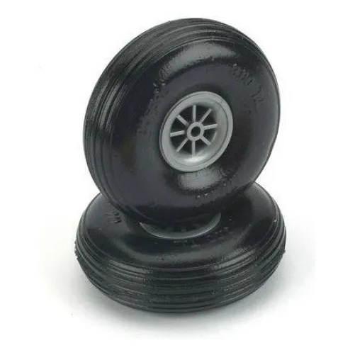 Roda Leve 3 1/4 Polegadas (par) - Dubr 325tl Aeromodelo Foto 1