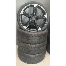 Roda Liga Leve Aro 20 + Pneu Cor Preto Foto mini 1