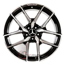Roda Mercedes Aro19 5x112 Amg B.a.r C Class / Valor Unitário Cor Preto Diamantado 5x112 Foto mini 1
