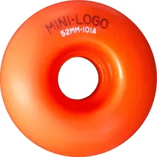 Roda Mini Logo 52mm 101a C-cut Vermelha Foto  mini 1