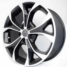 Roda New Civic 2016 Exr Aro 17 5x114 / Unidade Cor Preto Diamantado Foto mini 3