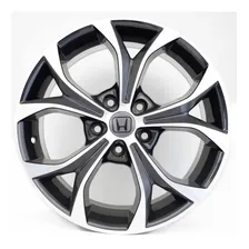 Roda New Civic 2016 Exr Aro 17 5x114 / Unidade Cor Preto Diamantado Foto mini 2