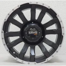 Roda Nissan Frontier Aro 20 6x114 Off Road Zwat2 / 4 Rodas Cor Preta Diamantada Fosca Foto mini 3