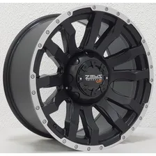 Roda Nissan Frontier Aro 20 6x114 Off Road Zwat2 / 4 Rodas Cor Preta Diamantada Fosca Foto mini 2