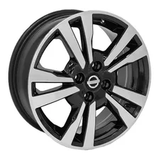 Roda Nissan Kicks Sl Aro 16 (1 Unid) + Bico Cor Preto Com Diamantado Foto  mini 1