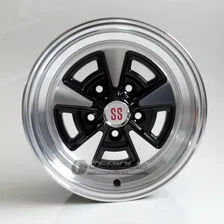 Roda Opala Ss Aro 14x6 E 14x7 Par Opala Caravan 5x114 Cor Borda Diamante Foto mini 2