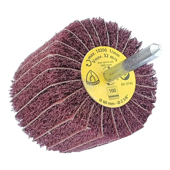 Roda Pg Minikontour Manta Lixa P100 Ncs600 Klingspor 60x50x6 Quantidade De Cascalhos 100 Foto 1