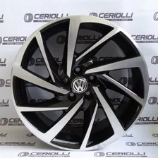Roda Polo Virtus Aro 17 5x100 / Unidade / Kr Krmai R93 Cor Preto Diamantado Foto mini 3
