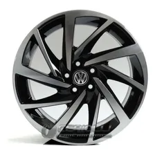 Roda Polo Virtus Aro 17 5x100 / Unidade / Kr Krmai R93 Cor Preto Diamantado Foto mini 1