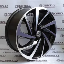 Roda Polo Virtus Aro 17 5x100 / Unidade / Kr Krmai R93 Cor Preto Diamantado Foto mini 2