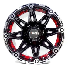 Roda Ranger Aro 16 Off Road 6x139 / Unidade / M22 Krmai Cor Preto Brilhante Foto mini 3