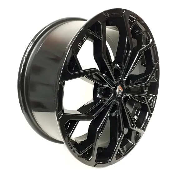 Roda Renault Duster Oroch Aro 16 5x114 (jogo) + Bicos Cor Preto Brilhante Foto 1