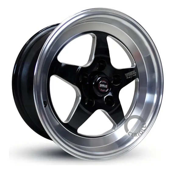 Roda Réplica Weld Rts (par) Gol Opala Chevette Fusca Cor Tala 7 5x114 Foto 1