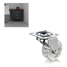Roda Rodinha RodÃzio Silicone Anti Risco Móveis 50mm Soprano Foto mini 1
