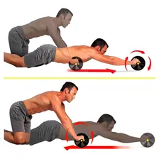 Roda Rolinho De Exercicios Abdominal Aparelho Fitness Foto mini 2