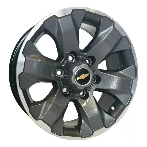 Roda S10 Aro 16 Chevrolet Modelo / Unidade Cor Grafite Diamante 6x139 Foto 1