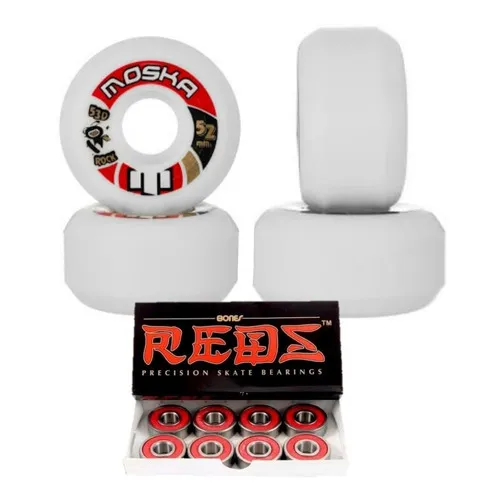 Roda Skate Moska 52mm 53d Skate Street E Redbones Foto 1