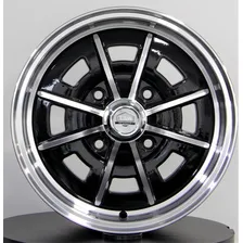 Roda Sprintstar Aro 15 4 Furos 4x130 / Unidade Cor Preto Diamante Tala 6,5 Foto mini 2