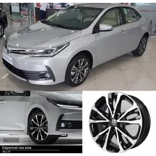 Roda Toyota Corolla Xrs 2018 Aro 17 (1 Un) + Bico Cor Preto Com Diamantado Xrs Foto mini  2