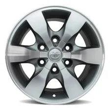 Roda Toyota Hilux Aro 16 Kr R32 6x139 / Valor Unitário Cor Grafite Diamante Foto mini 1