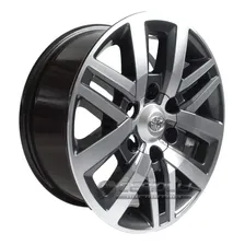 Roda Toyota Hilux Srx Aro 18 + Bico Modelo (un) Cor Grafite Diamantado Foto  mini 1
