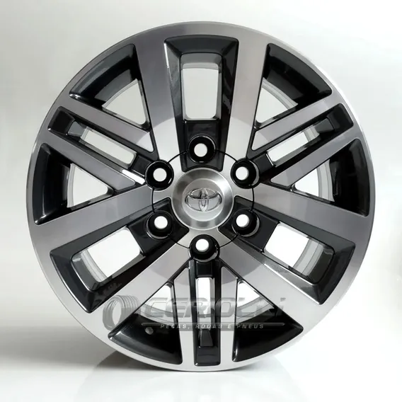 Roda Toyota Hilux Sw4 Srx 2016 2017 Aro 17 Cor Grafite Diamantado Foto 1