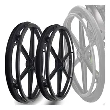 Roda Traseira Aro 24 Em Nylon Para Cadeira De Rodas Foto  mini 1