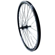 Roda Traseira Aro 26 Bike Mtb Aero Raio Grosso Reforçada Cor Preto Foto mini 1