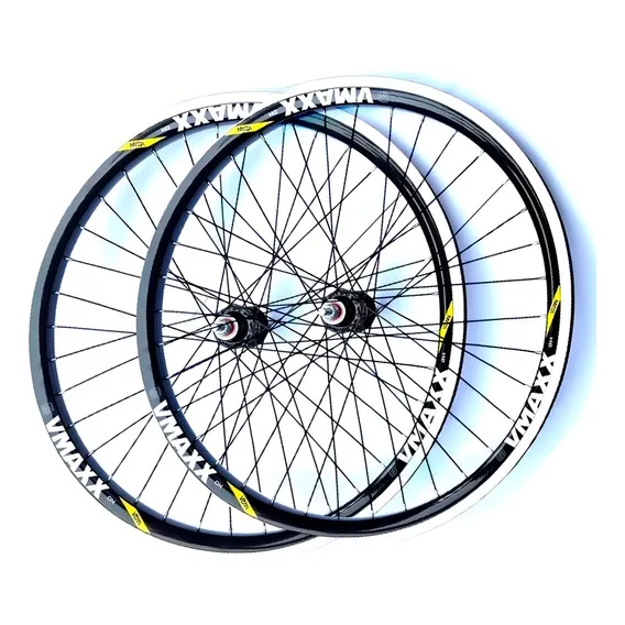 Roda Vmaxx 26 Cubo Rolamento Paredão P/freio V-brake Vzan Cor Preto Foto 1