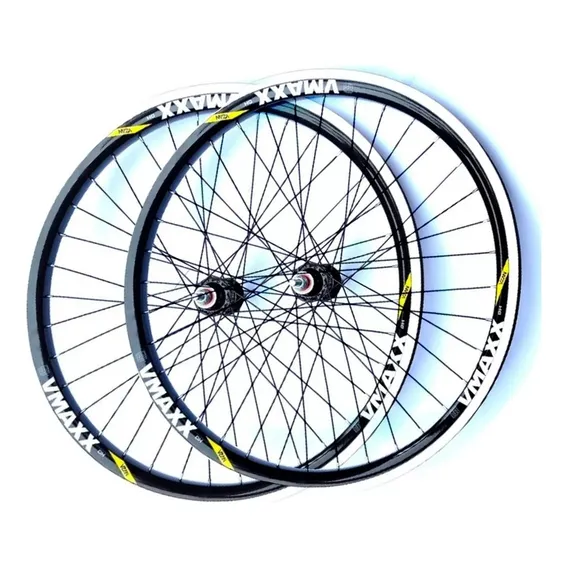 Roda Vmaxx 26 Cubo Rolamento Paredão P/freio V-brake Vzan Cor Preto Foto 1
