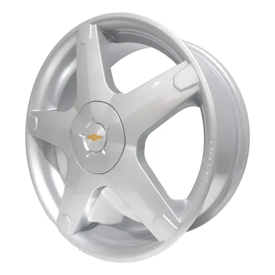 Roda Volcano Axxis Aro 17 Esportivas + Bicos Cor Prata Foto 1