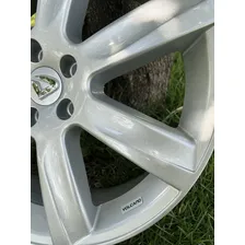 Roda Volcano Sportline Aro 18 Tala 6 Prata Brilhante 4x100 Foto mini 4