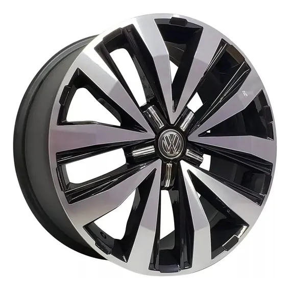 Roda Vw Amarok Extreme Highline Aro 22 / 5x120 + Bicos Cor Preto Diamantado Foto 1