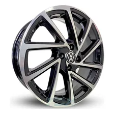 Roda Zunky R-seven Up Gol Aro 14 4x100 (1 Roda)+bico Cor Preto Com Diamantado Foto  mini 1